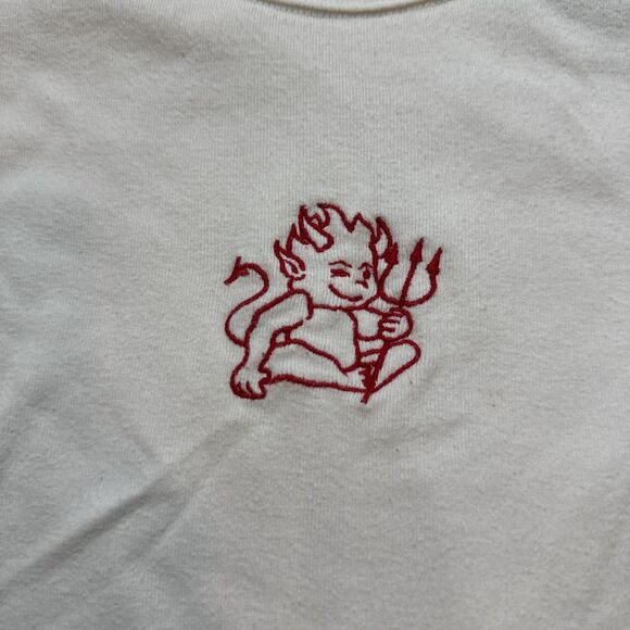 Brandy Melvile Embroidered devil baby tee - Picture 2 of 3